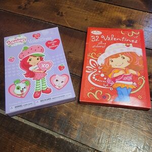 Y2k Strawberry Shortcake Valentines Day Cards School Friendly